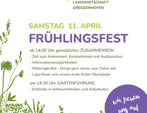Frühlingsfest 22.3. ab 14 Uhr